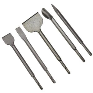 Rotary Hammer Drill Chisel – 5-Piece Set